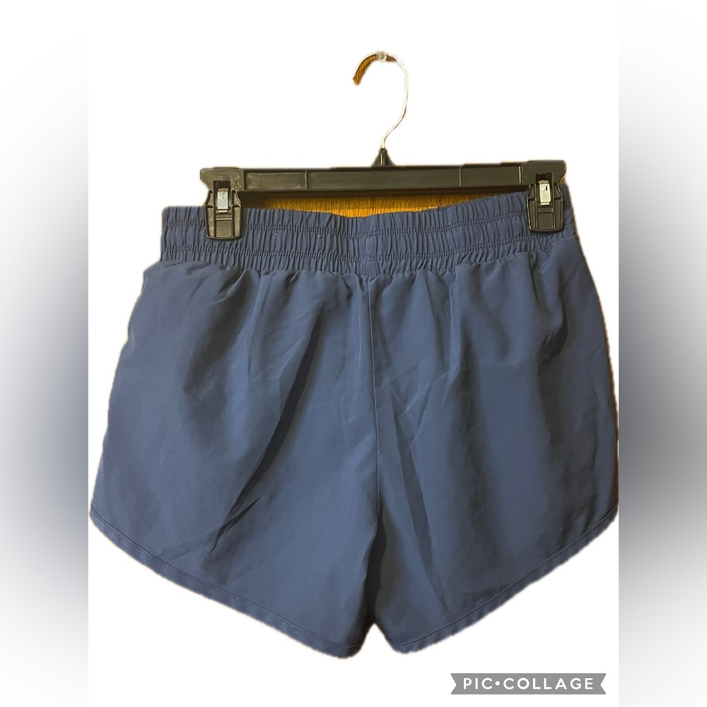 Xersion Blue Athletic Shorts with Elastic Waistband and Built-in Liner